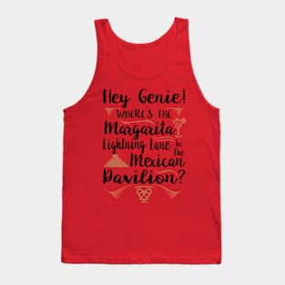 Black Margarita Lightning Lane Tank Top